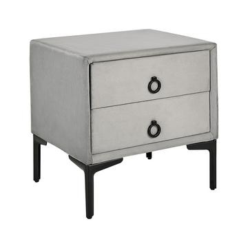 Comodino 2 cassetti en Velluto Glamour SEZANNE