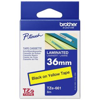 ABB Stotz S&J  Cassetta nastro  TZe TZe-661 Colore Nastro: Giallo Colore carattere:Nero 36 mm 8 m 