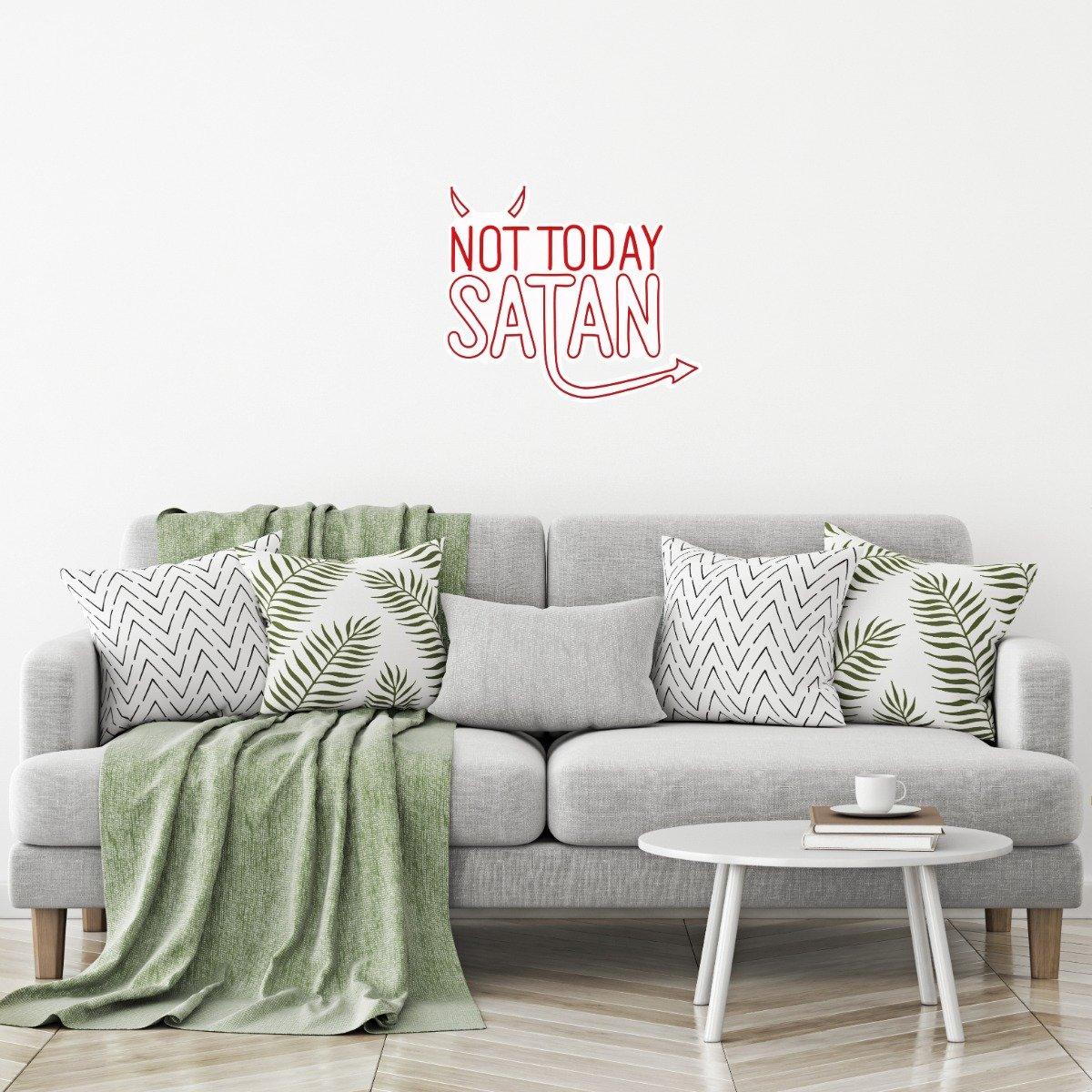 Locomocean LED Wandneon - Not Today Satan  