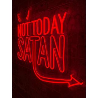 Locomocean LED Wandneon - Not Today Satan  