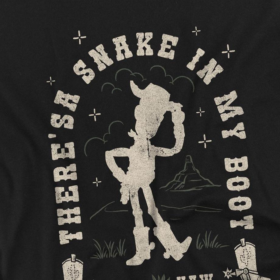 Toy Story  Tshirt motif Woody THERE´S A SNAKE IN MY BOOT 