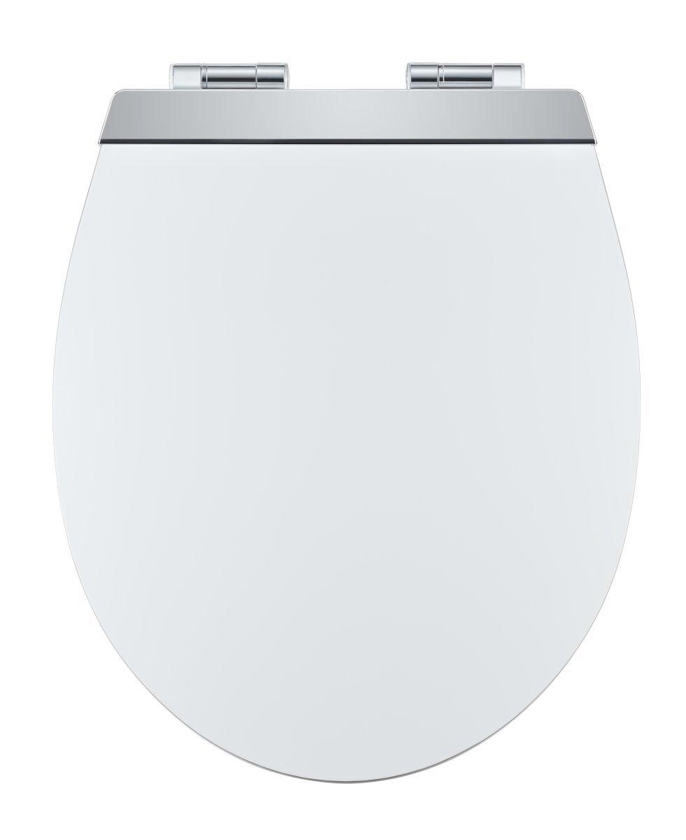 diaqua Siège WC Menton LED Slow Down blanc - MDF - FSC® 100%  