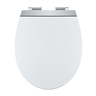 diaqua Siège WC Menton LED Slow Down blanc - MDF - FSC® 100%  