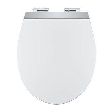 Siège WC Menton LED Slow Down blanc - MDF - FSC® 100%