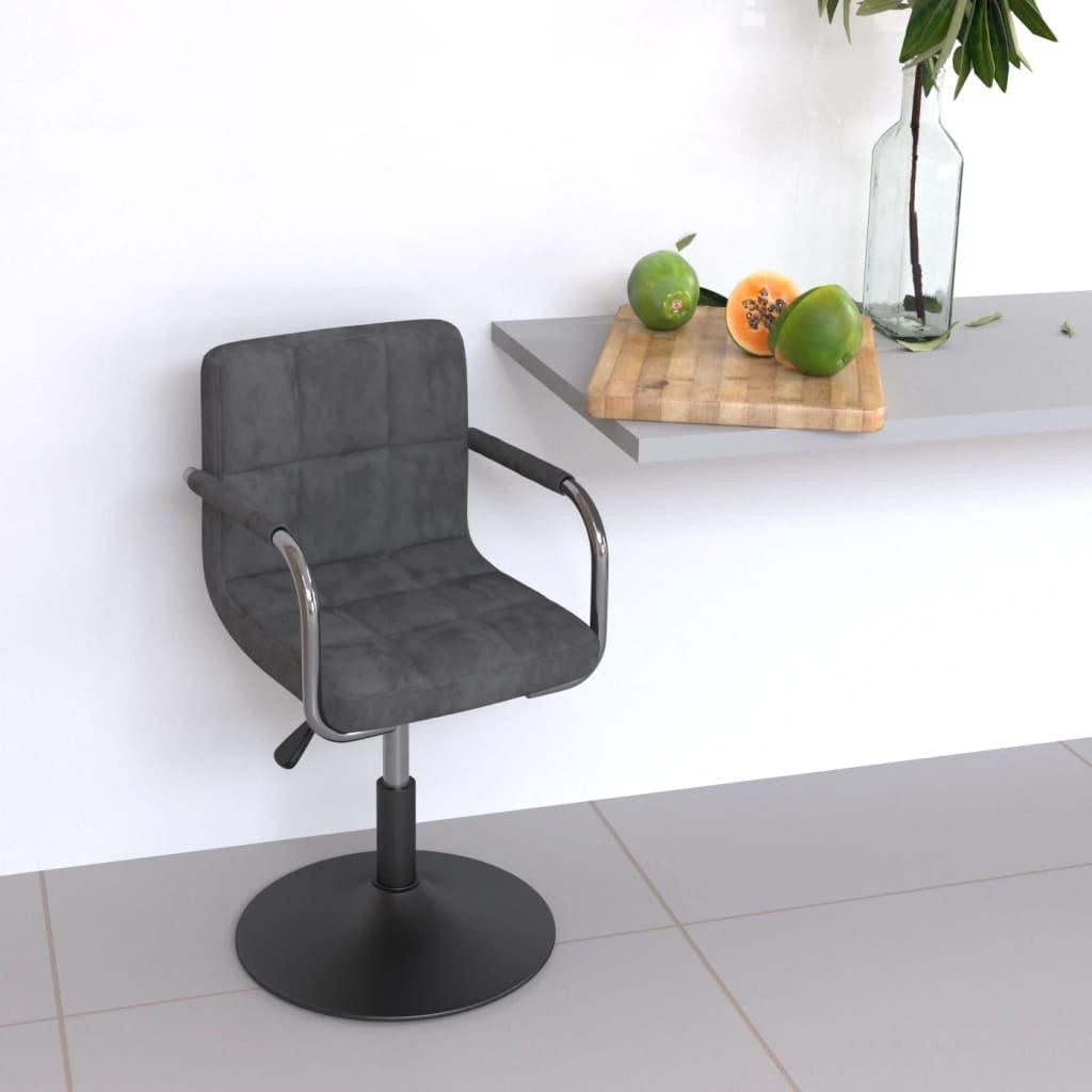 VidaXL Tabouret de bar velours  