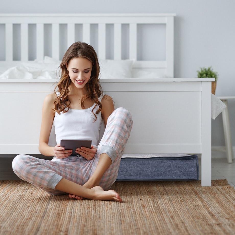 Northix Unterbett-Aufbewahrungstaschen, 3er-Set  