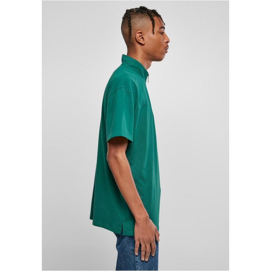 URBAN CLASSICS Half Zip Boxy T-Shirt  
