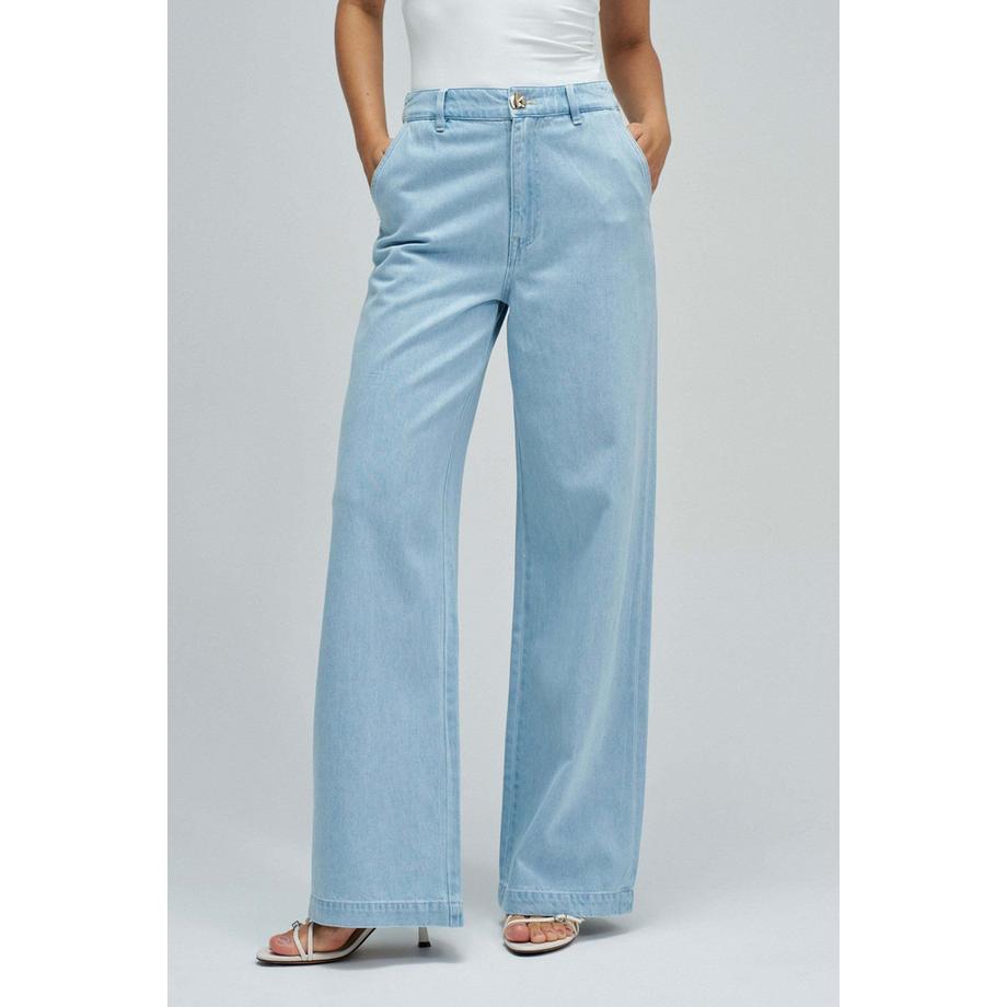 Pantalon en tissu Chino Wide