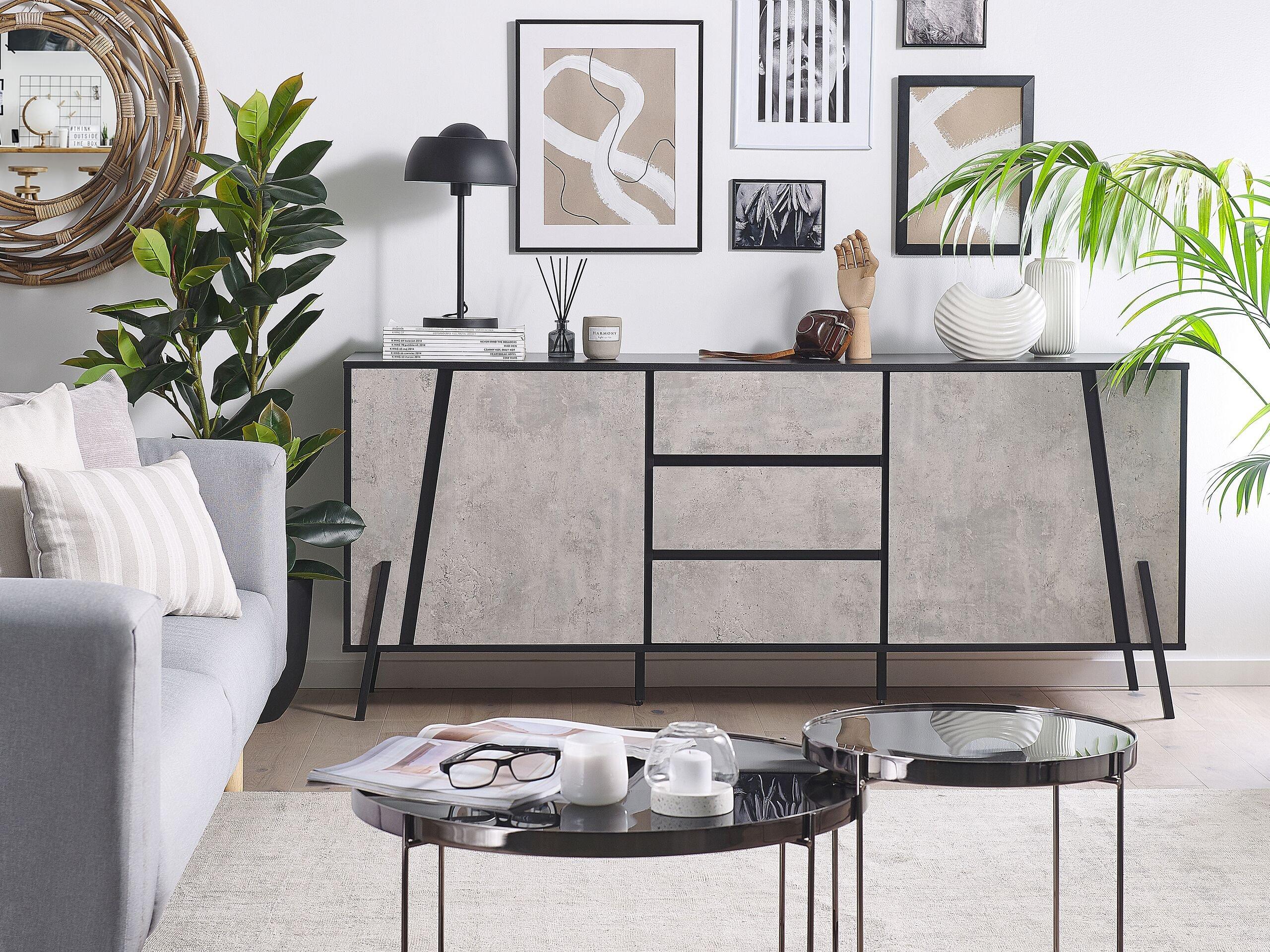 Beliani Sideboard aus Spanplatte Modern BLACKPOOL  