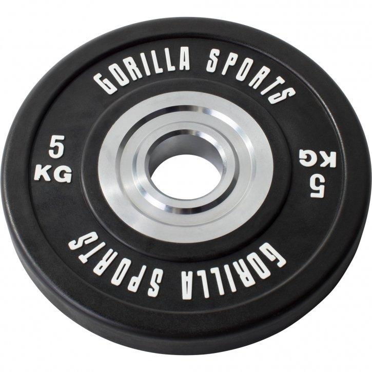 Gorilla Sports  Bumper Plates Langhantelset 