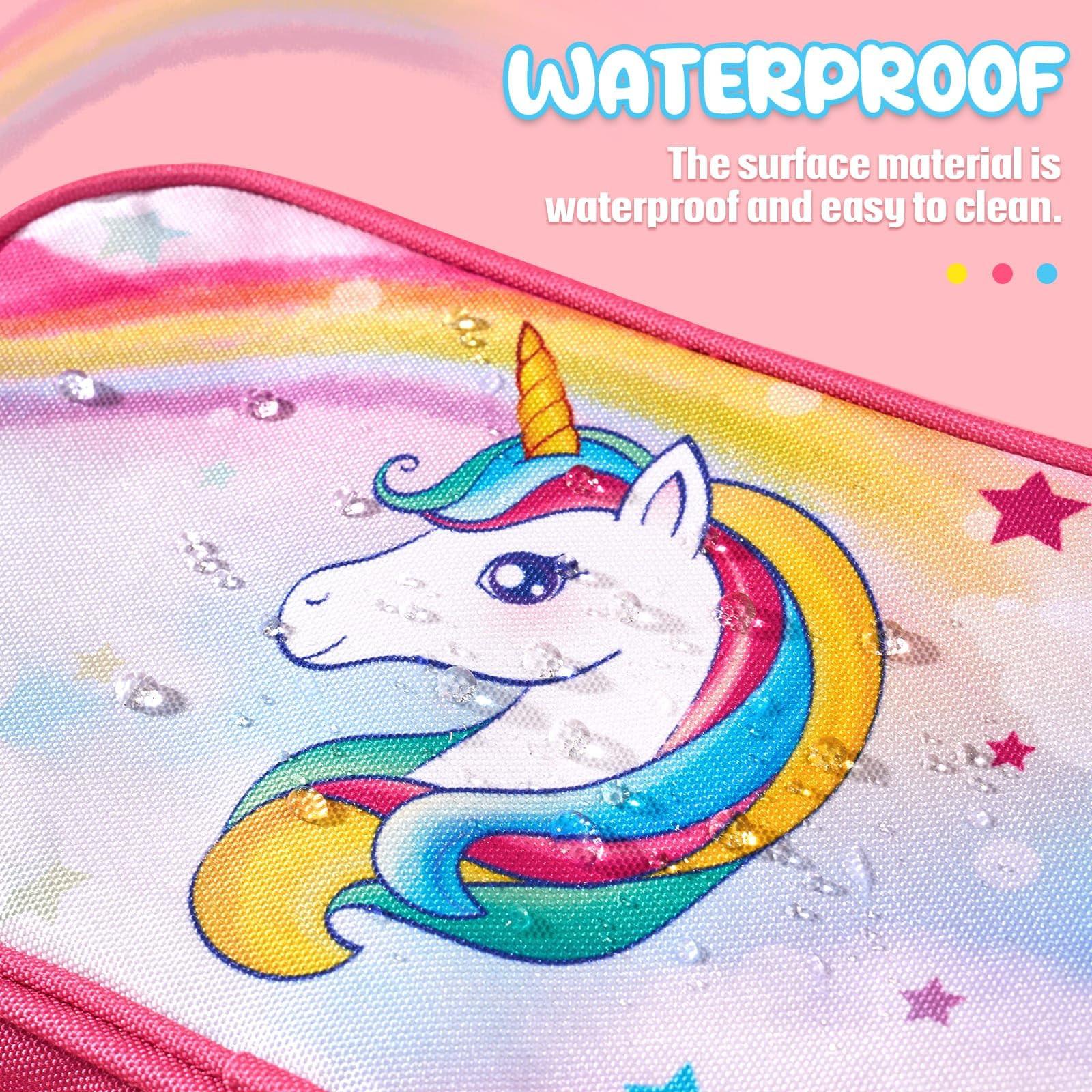 Only-bags.store Kinder Kulturtasche zum Aufhängen Einhorn  