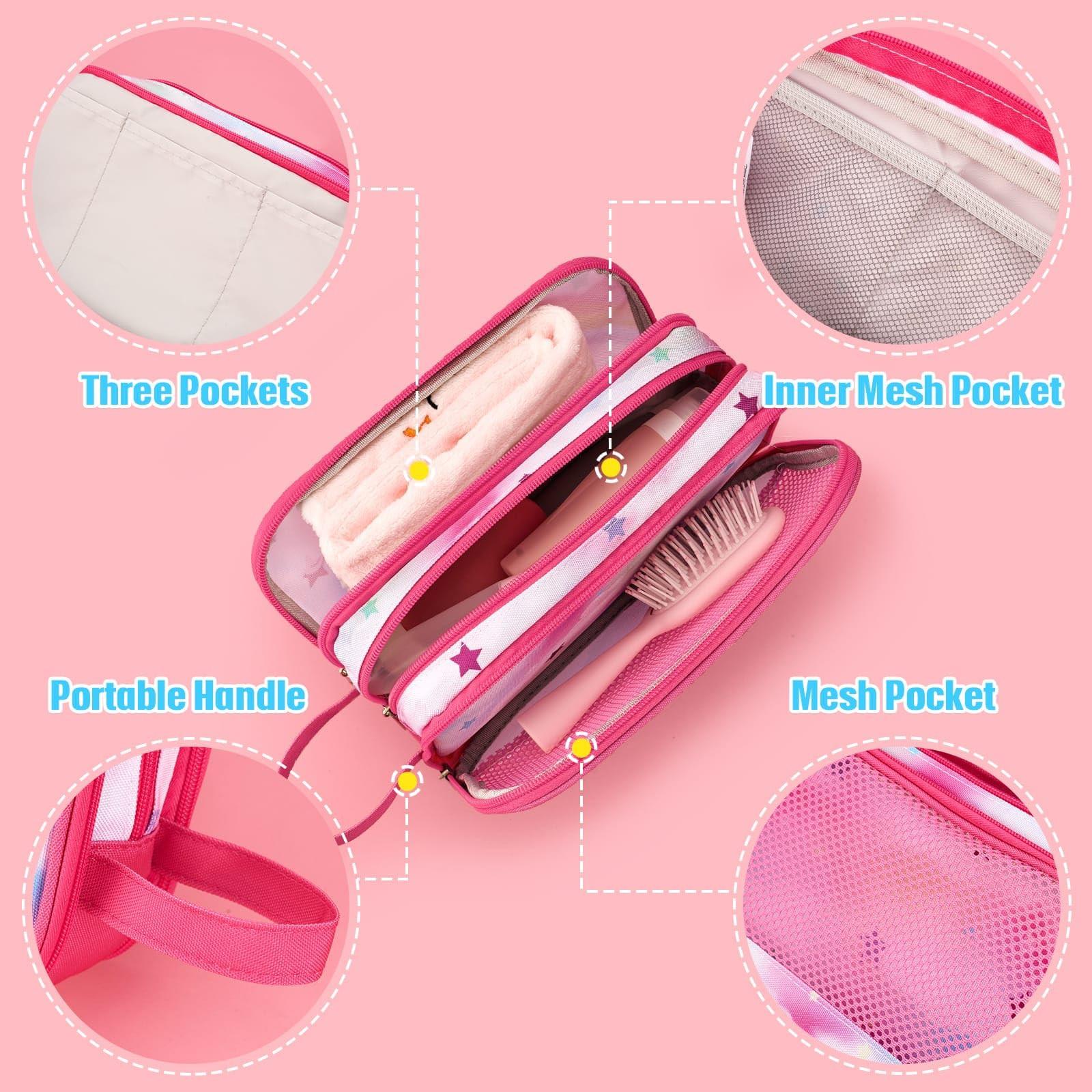 Only-bags.store Kinder Kulturtasche zum Aufhängen Einhorn  