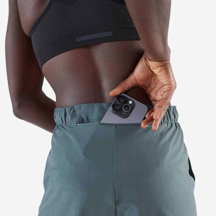 KIPRUN  Pantaloncini running trail donna traspiranti poliestere 