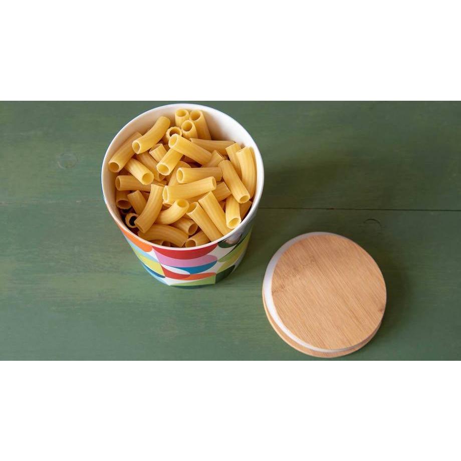 Remember  Boîte en porcelaine Solena avec couvercle en bambou 