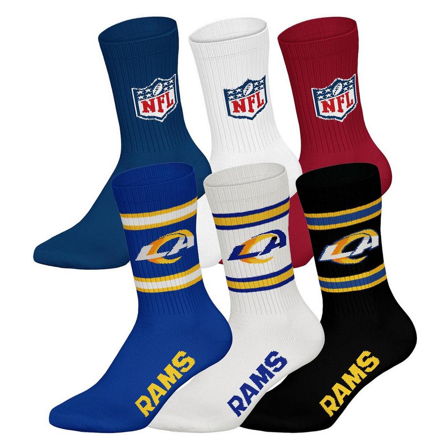 Socken  6er Pack Stretch-NFL 6Pack Crew Socks
