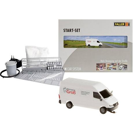 FALLER  Coffret de lancement Car System avec camionnette MB, voie H0 