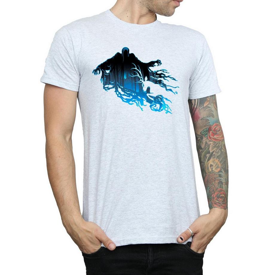 Harry Potter Dementor T-Shirt Stampata Maniche Corte  