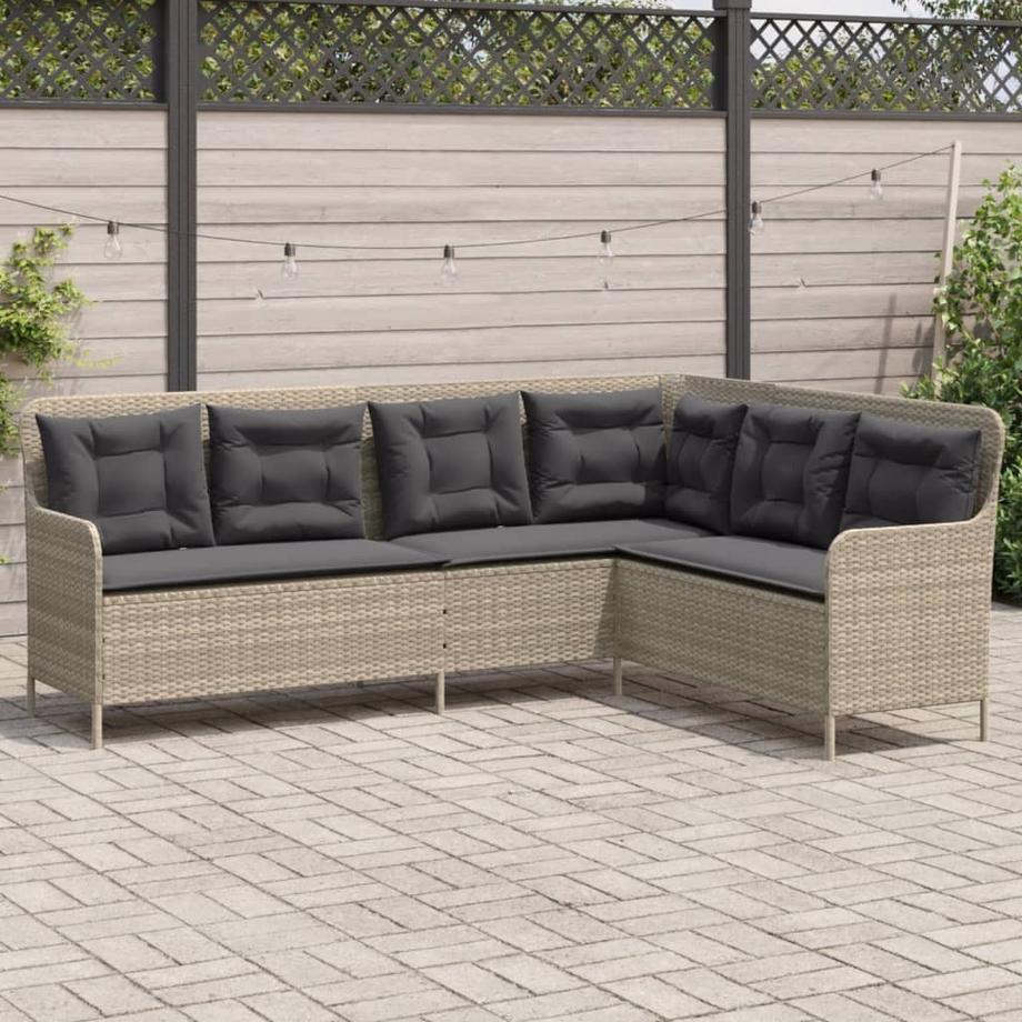 VidaXL Gartensofa poly-rattan  