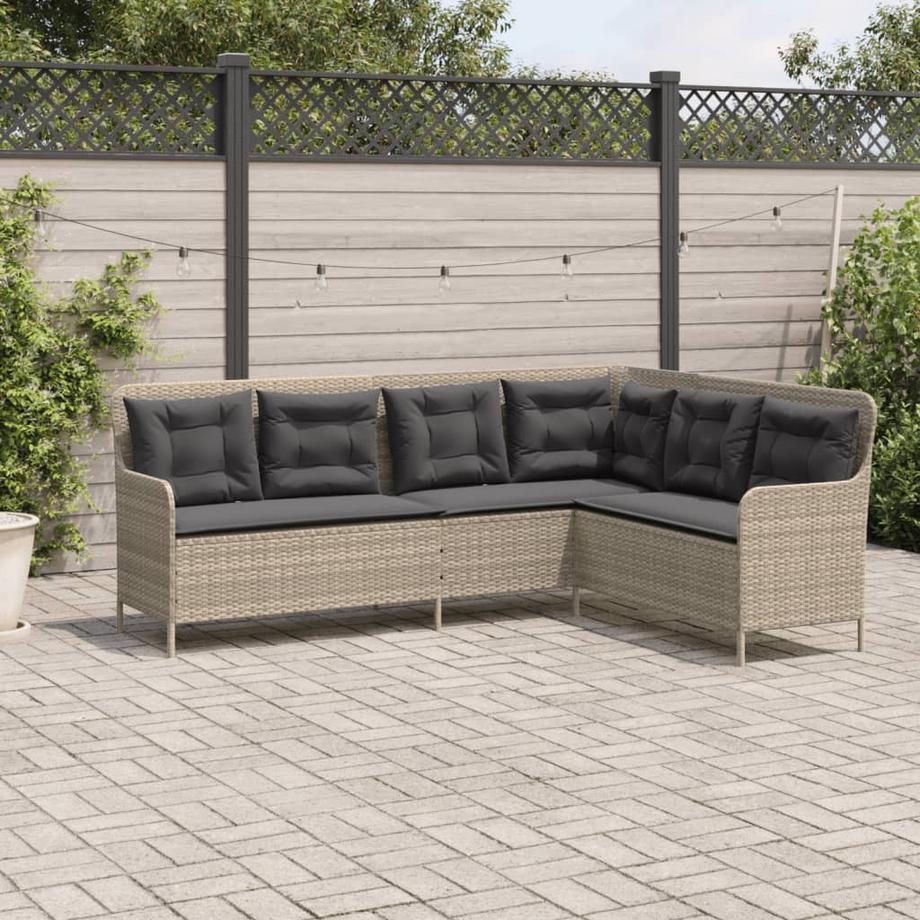 VidaXL Gartensofa poly-rattan  
