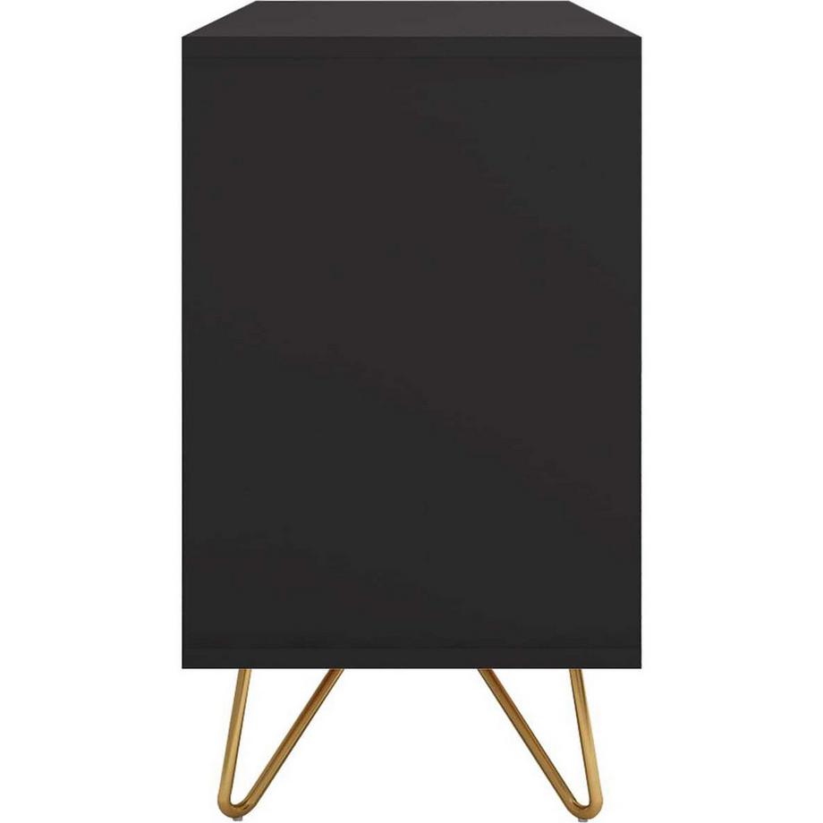 mutoni Commode Large 6 tiroirs gris  