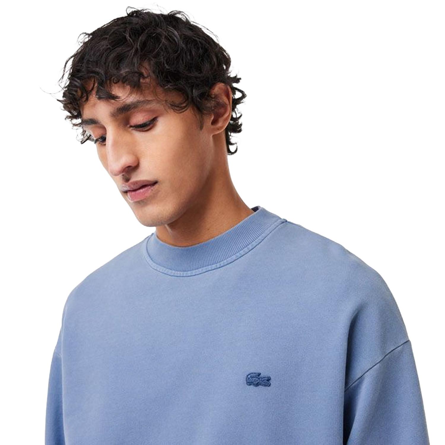 LACOSTE Sweatshirt mit gesticktem Logo  
