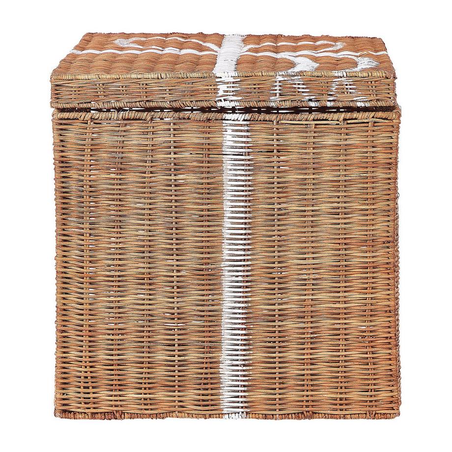 Beliani Korb en Rattan Rustico CADEAU  