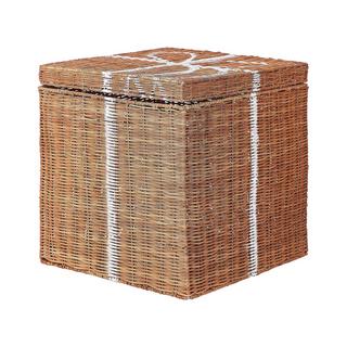 Beliani Decorazioni en Rattan Rustico CADEAU  