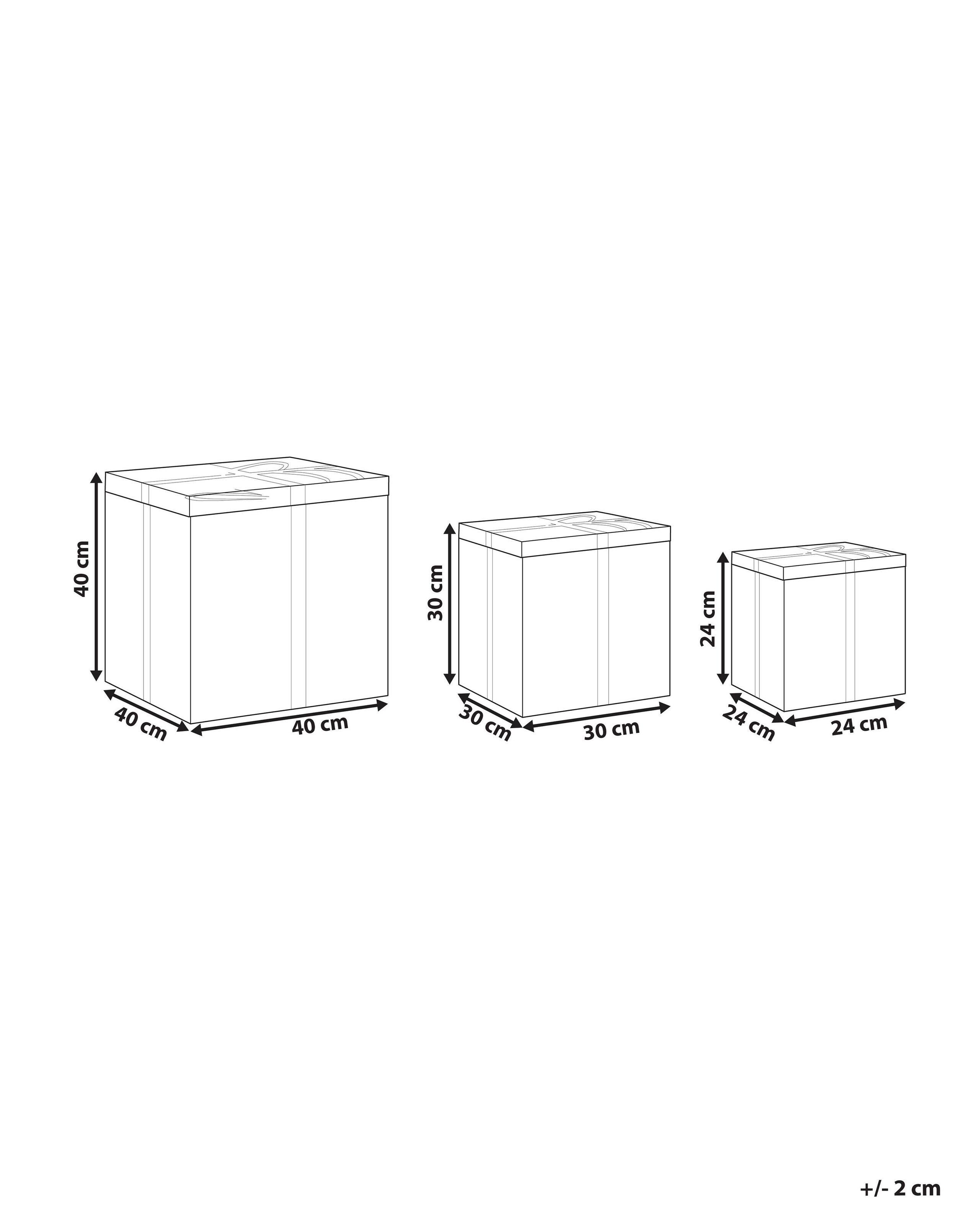 Beliani Korb aus Rattan Rustikal CADEAU  