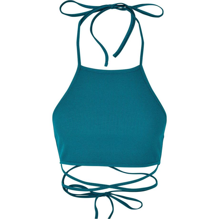 cropped trapez tanktop gerippt damen urban claic