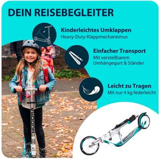 HUDORA  Scooter Big Wheel 205 Türkis 