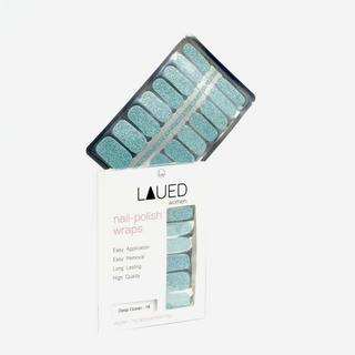 LAUED  films à ongles végétaliens solid glitter 