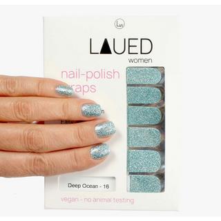 LAUED  films à ongles végétaliens solid glitter 