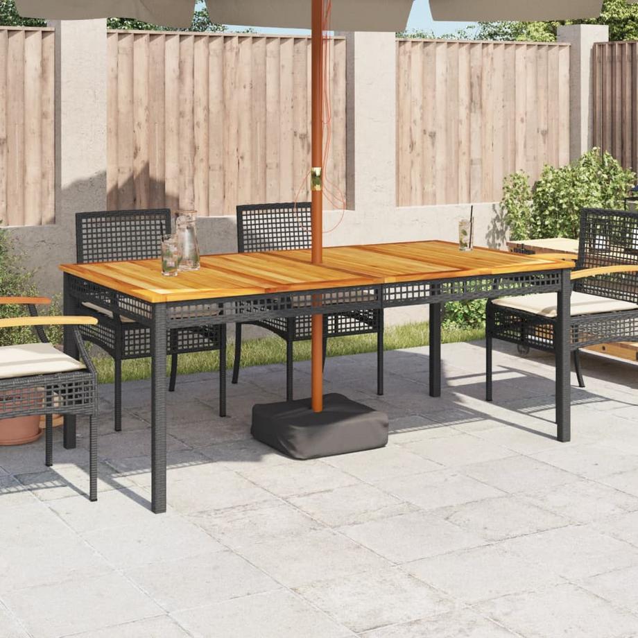 VidaXL Gartentisch poly-rattan  