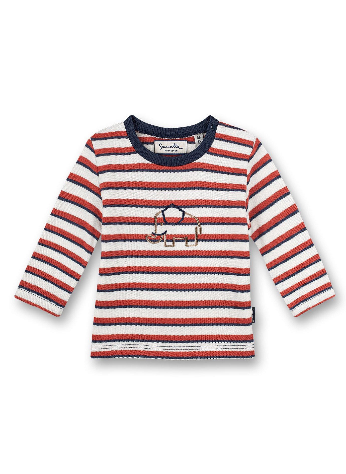 Image of Sanetta Fiftyseven Baby Jungen Shirt Family Elephant - 56