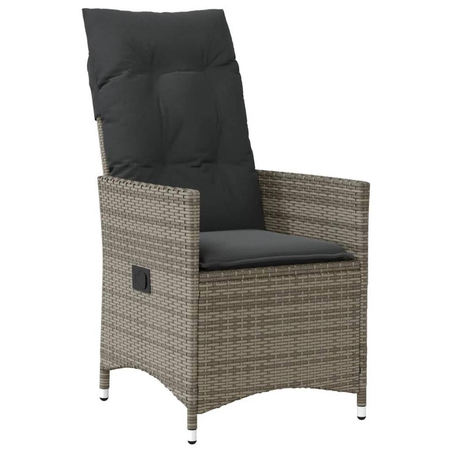 Chaise de jardin inclinable rotin synthétique