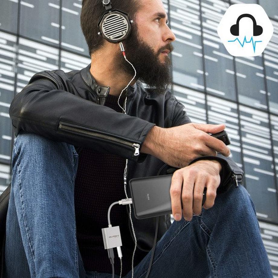 Akashi  Adaptateur Audio / Charge USB-C Akashi 