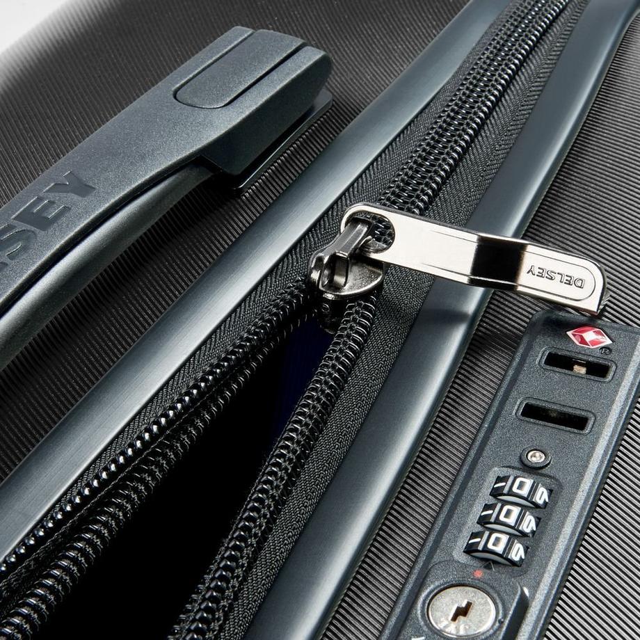 DELSEY  COMETE + VALIGIA TROLLEY 4 DOPPIE RUOTE 67 CM 