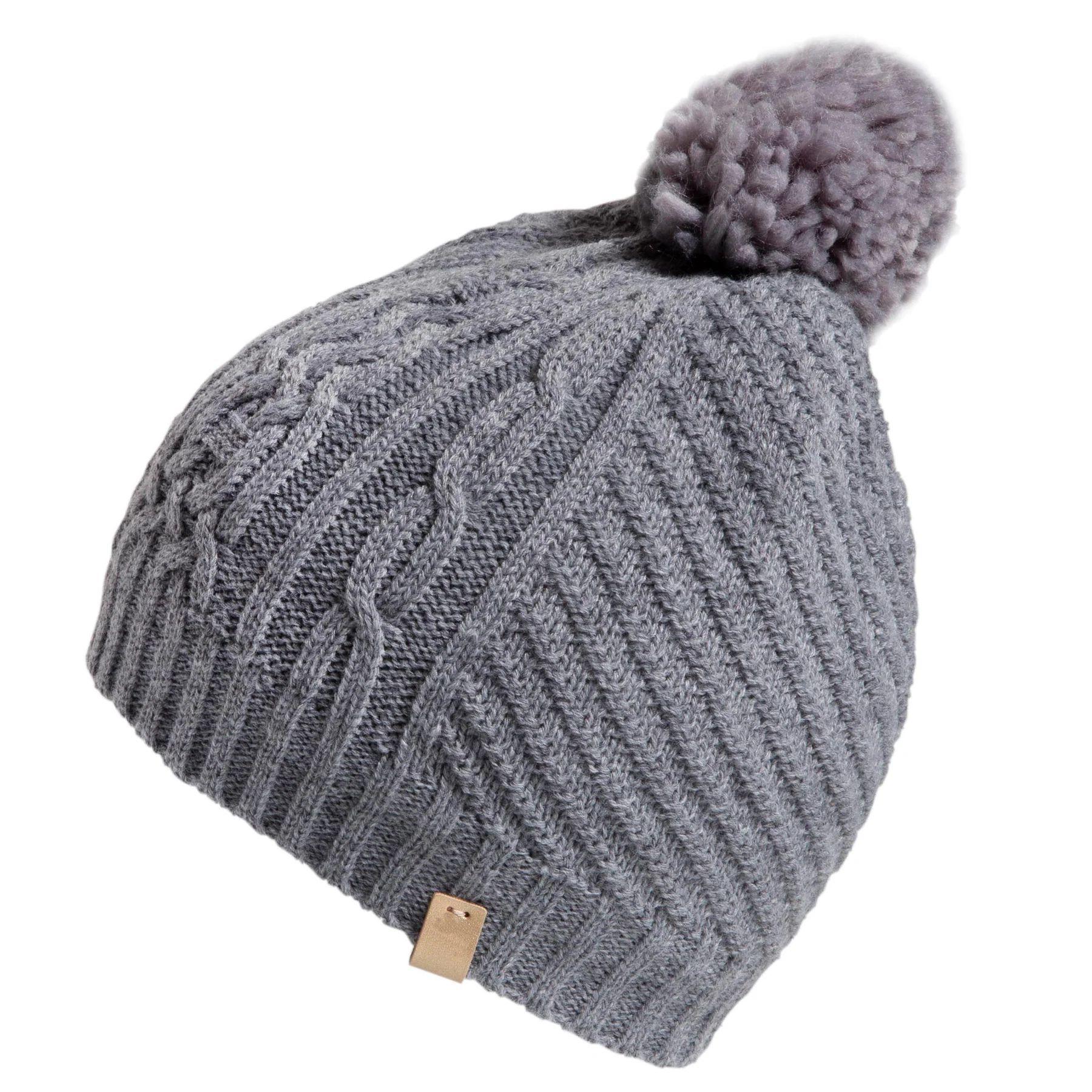 isotoner Berretto a Maglia Aran con Pompon  