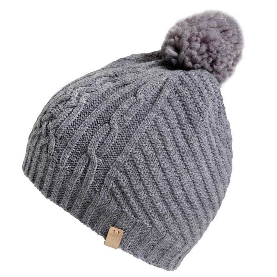 isotoner Berretto con Pompon a Maglia Aran  