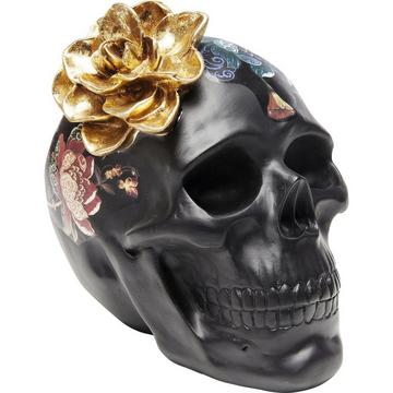 Objet décoratif Flower Skull 22cm