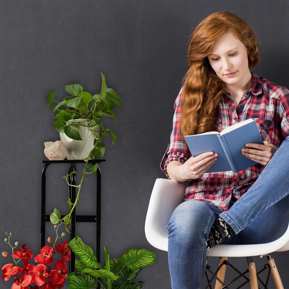 Northix Scaffale per piante in metallo a 4 livelli  