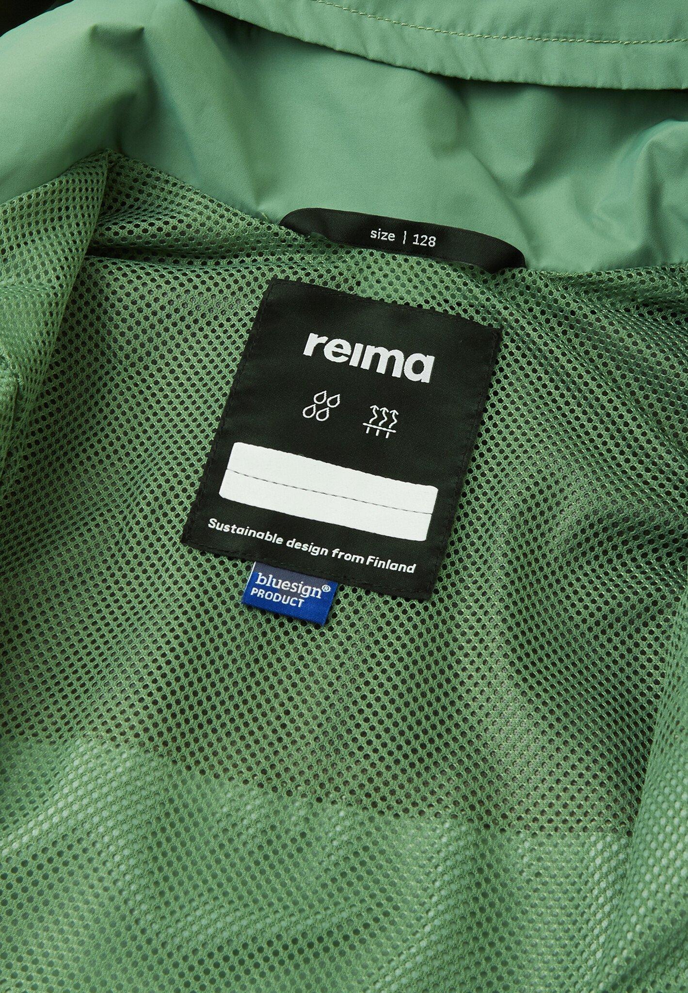 Reima  tec Kinder Regenjacke Tuulos Green Clay 