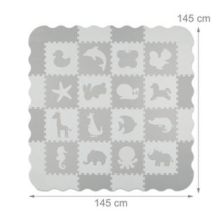 Northix  Puzzlematte mit Tiermotiven 