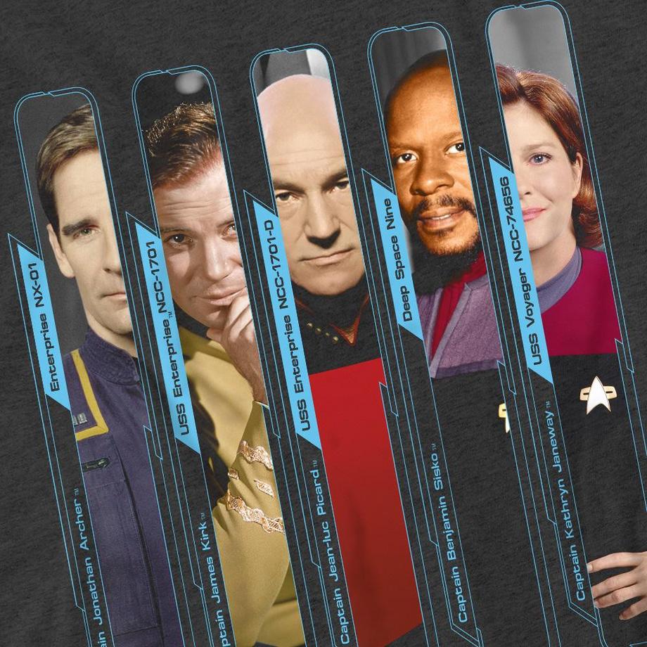 Star Trek The Captains T-Shirt  