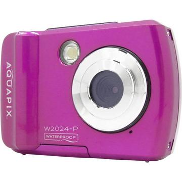 W2024 Splash Pink Digitalkamera 16 Megapixel Pink Unterwasserkamera