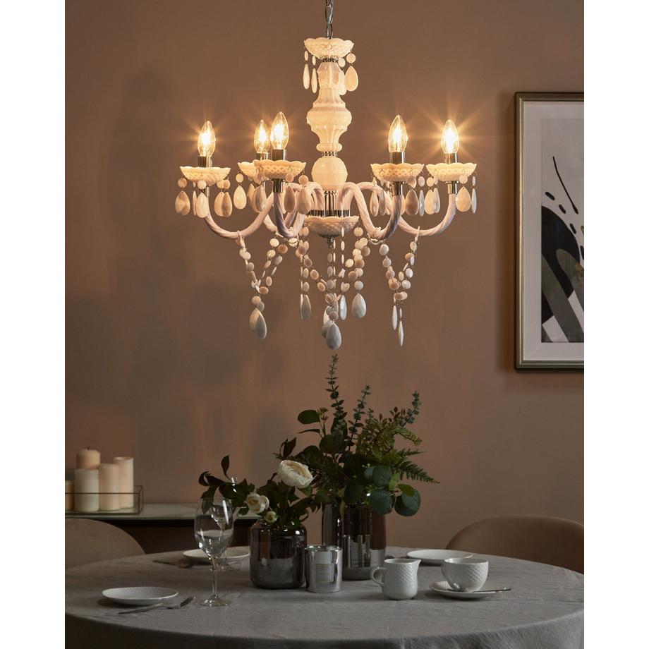 Beliani Lustre en Matière synthétique  KALANG  