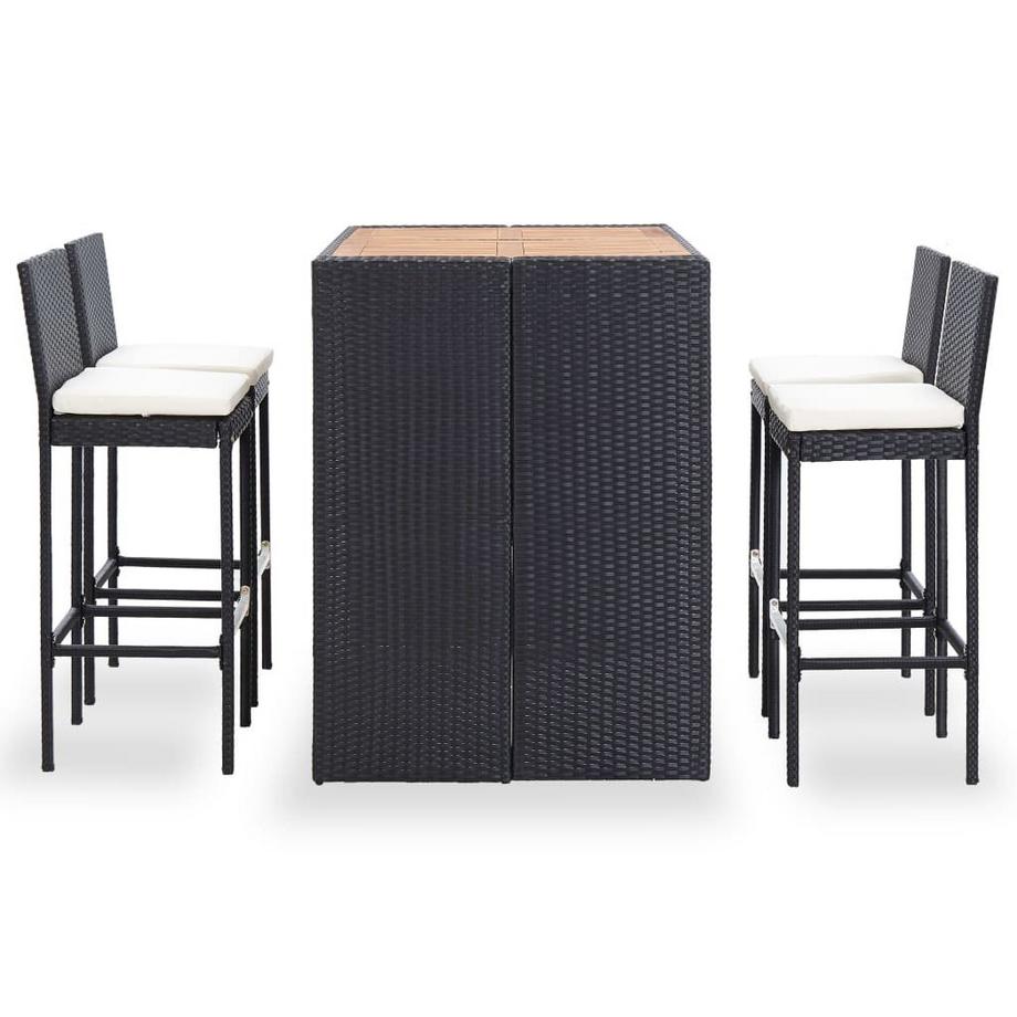 VidaXL Outdoor-Bar-Set mit Akazienholztisch  