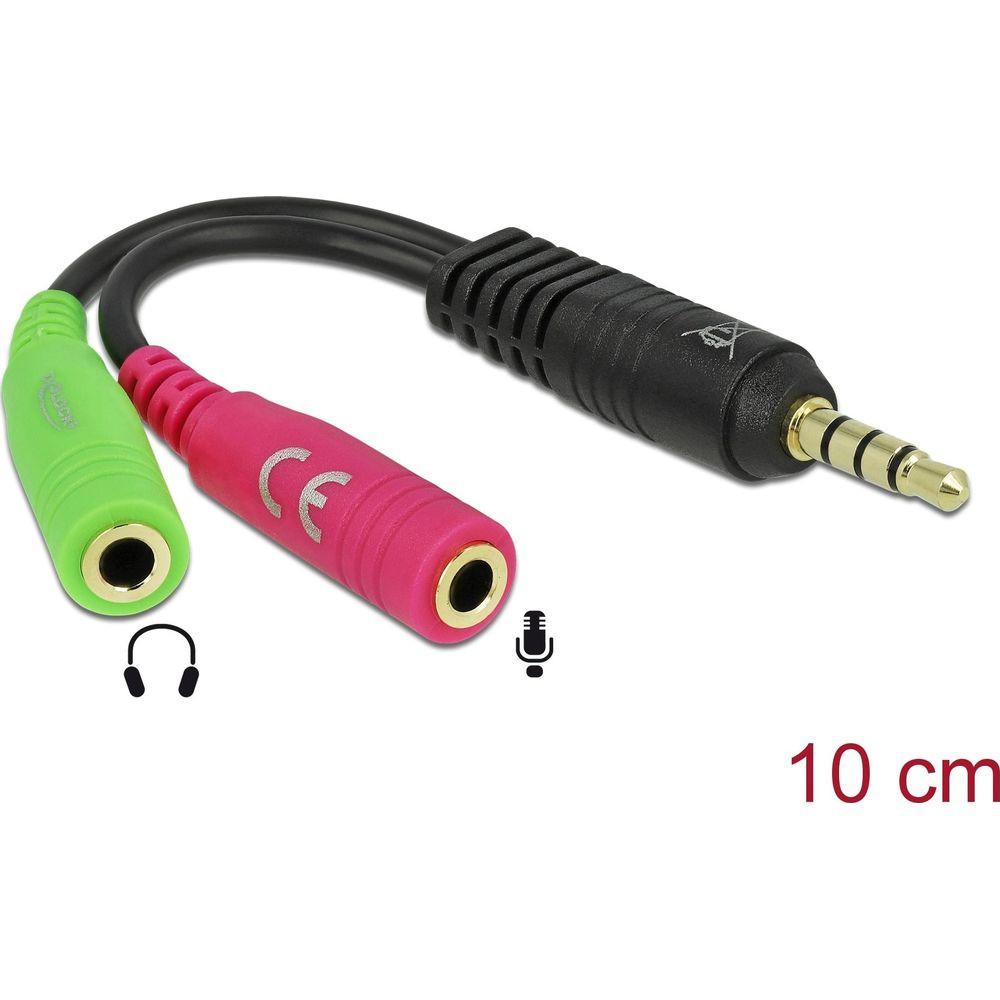 DeLock  Adaptateur audio  jack - jack 