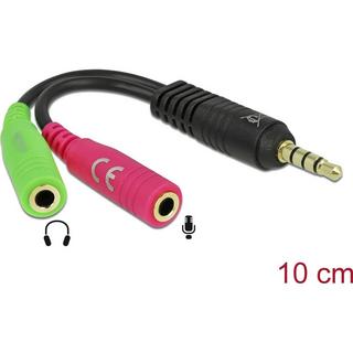 DeLock  Adaptateur audio  jack - jack 