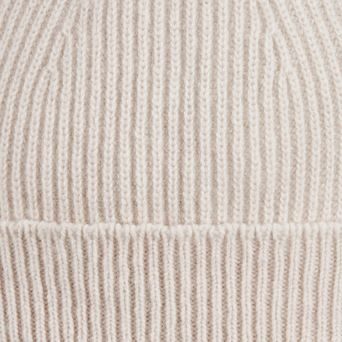 La Redoute Collections Mütze aus Wolle und Kaschmir  